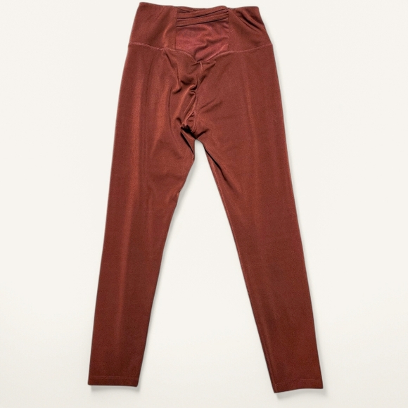 Ebb & Flow Women's Rust Red High Waisted Athletic Leggings Size Small - Picture 4 of 6